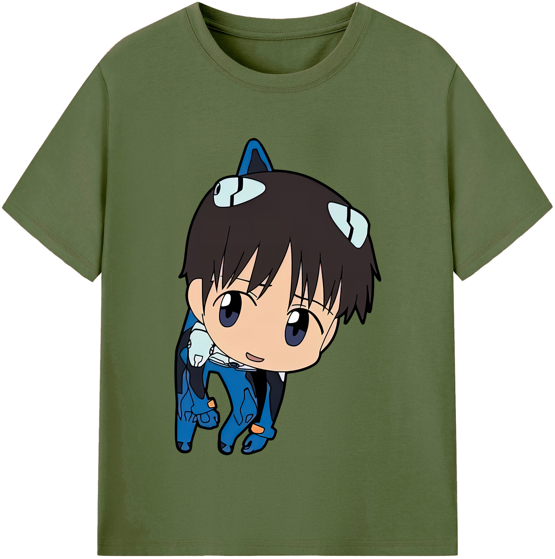 （画像用） EVA 新世紀エヴァンゲリオン 綿100％半袖Tシャツ（フロントプリント）